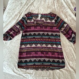 Pink Owl Blouse - Fun Print and Colors!